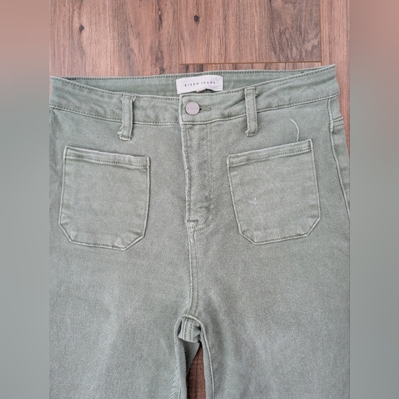 Risen Jeans Green Flares - Picture 3 of 7